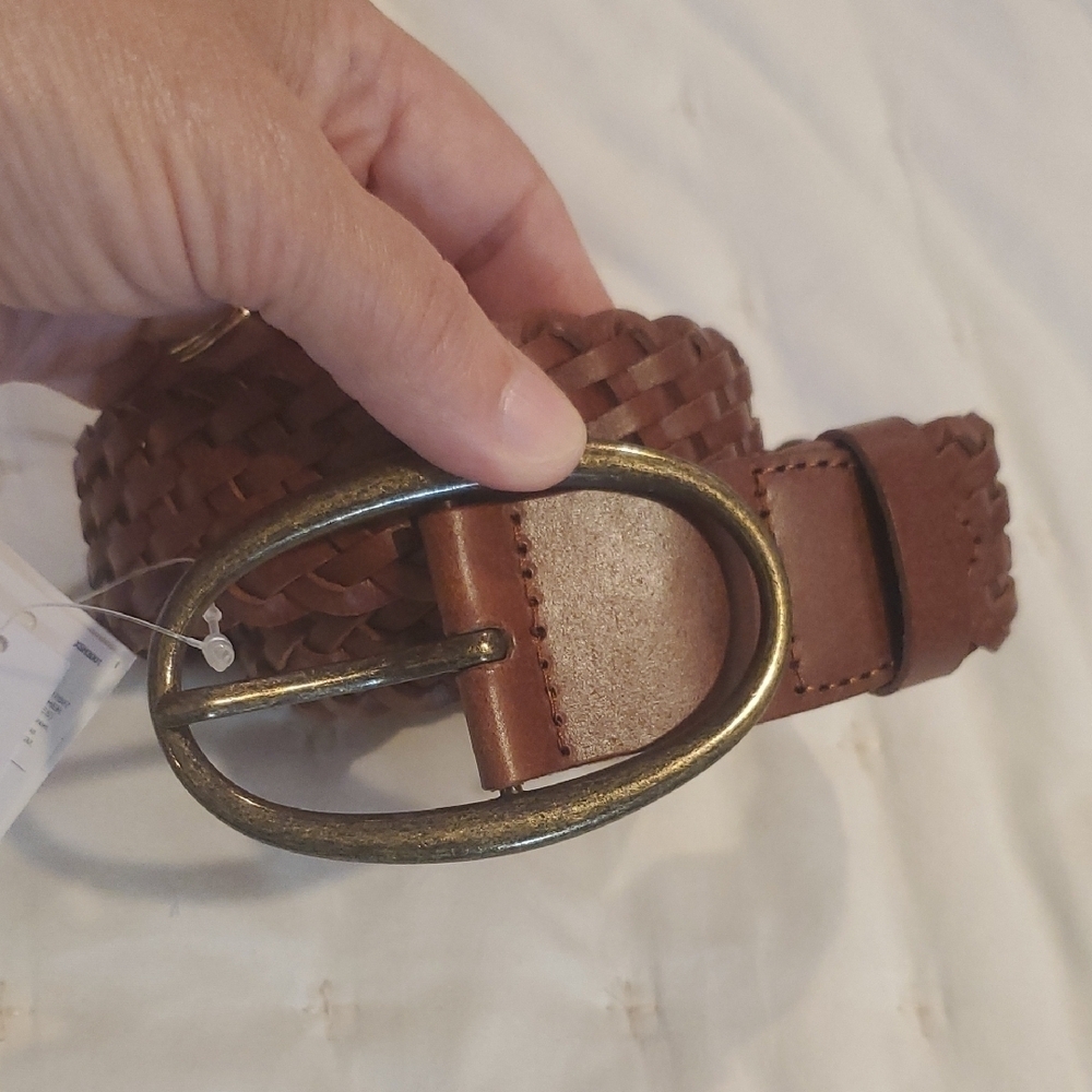 GAP Braided Vegan-Leather Belt